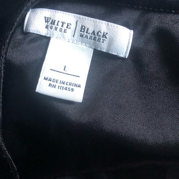 White House Black Market Top Blouse Size L - Picture 5 of 6